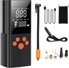 Etitlly LY-666 Compressore d'aria portatile, 150 psi, per pneumatici auto