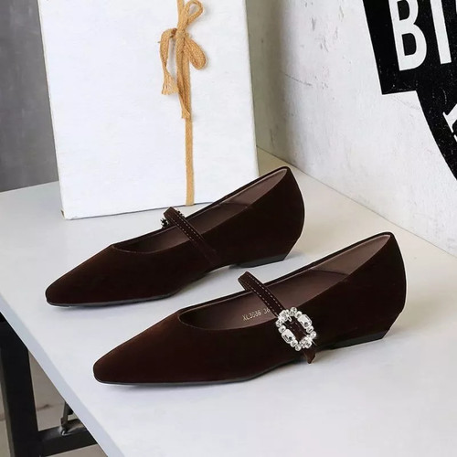 Ballerine donna marrone - marrone, scuro