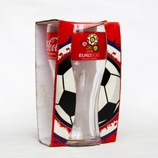 NUOVO MAI USATO Raro Bicchiere Coca Cola da bere UEFA EURO 2012 Polonia Ucraina