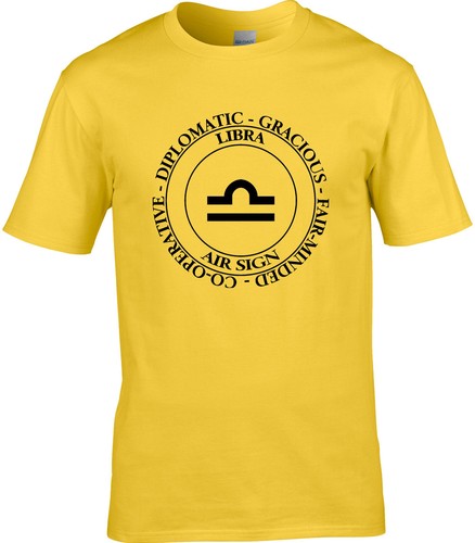 Shirt uomo bilancia zodiaco - uomo,