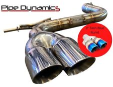 Pipe Dynamics VW Golf MK6 1.4tsi (122bhp) Terminale Delete Scarico Blu Bruciato