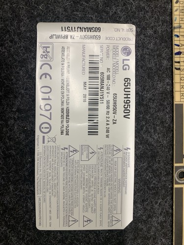 Ricambi 65uh950v - ricambi, lg