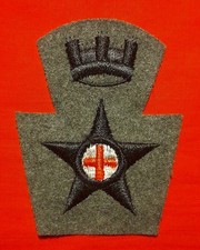 Fregio per cappello alpino Sanità - Unità Servizi 1958 Esercito ItaIiano