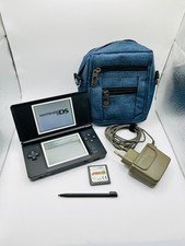 Nintendo DS Lite Nero con Custodia Caricatore Originale Gioco Mario & Luigi