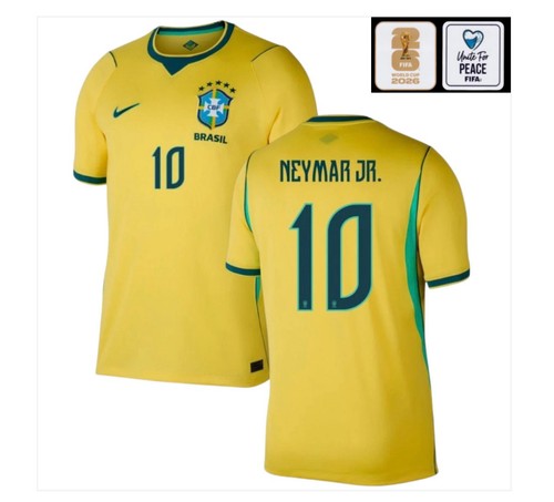 Maglia brasile neymar world - brasile, 10