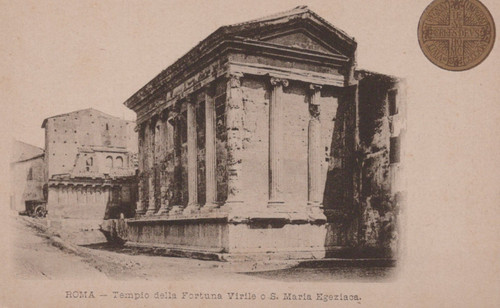Cartolina roma lazio - , tempio