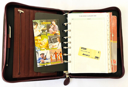 Raccoglitore agenda day timer - raccoglitore,