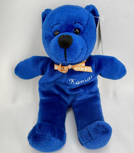 Peluche orso blu kansas - orso,