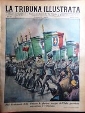 La Tribuna Illustrata 13 Novembre 1938 Annale Vittoria Vittorio Veneto Mussolini