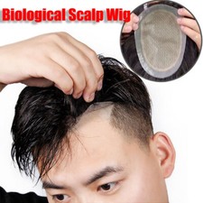 Pezzo Toupee Capelli Umani