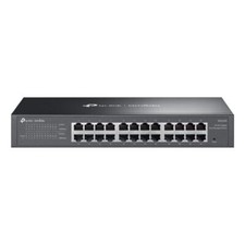 SWITCH 24P LAN Gigabit TP-LINK ES224G Easy Managed - cust.in acciaio - montabile