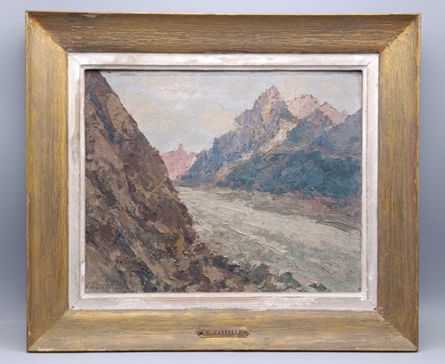 Clément castelli dipinto olio - castelli,