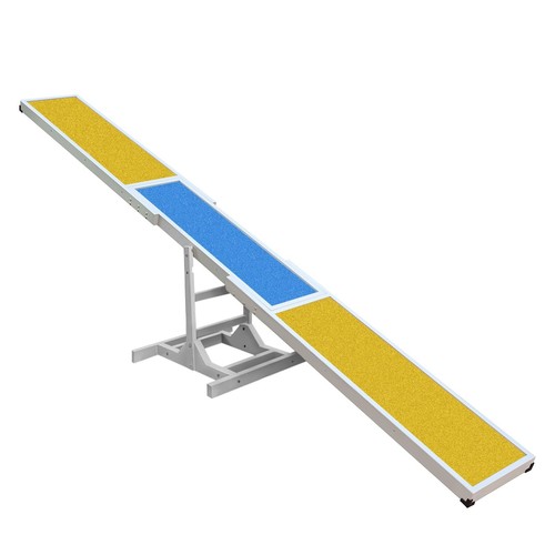 Dog agility seesaw - dog,