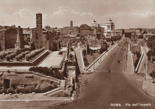 Cartolina epoca roma - cartolina, d'epoca