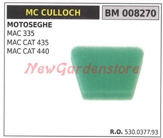 Filtro aria culloch - filtro, mc