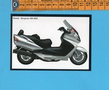 LA MIA MOTO - FIGURINA n.109- SUZUKI BURGMAN AN 650  - MASTER COLLECTION-NEW