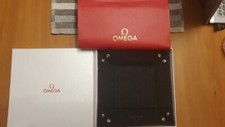 Omega Svuota Tasche - Porta Oggetti/Chiavi, Originale in Pelle e Vellutino Raro.