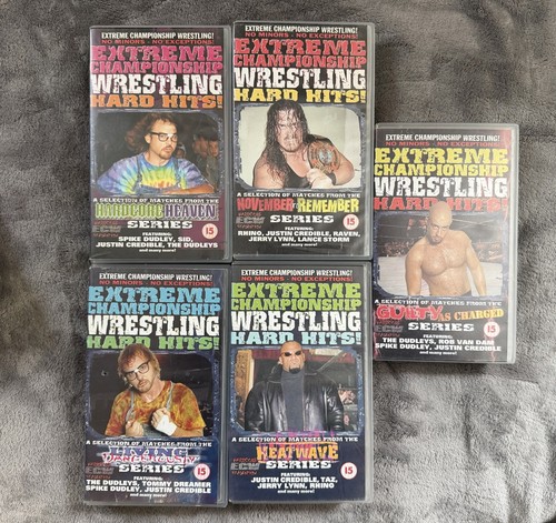 Ecw hard hits vhs lot - hard,