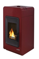 Termostufa a pellet idro Laminox Primula 13 kw acqua calda riscaldamento design