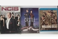 Dvd Castle Prima Serie + Ncis Terza Serie + Blu Ray Walking Dead NON COMPLETI 