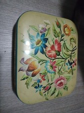 Scatola Latta Caramelle Dufour Collezione Ricamo Vintage 