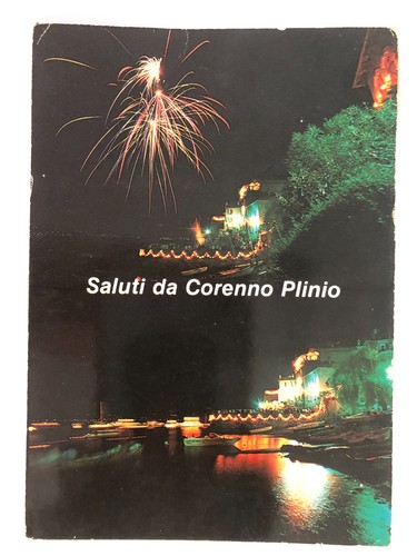 08942 cartolina corenno plinio - corenno,