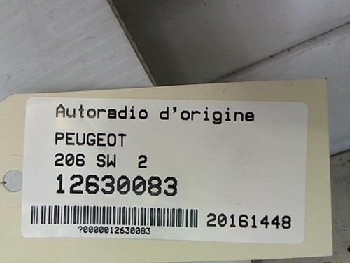 Autoradio originale peugeot - originale,