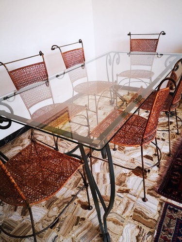 Tavolo pranzo vintage con - tavolo,