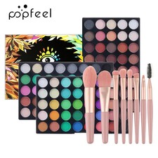 Palette Ombretti 120 Colori Opachi Trucco Minerali Ombretto + 8pz/Set Pennello