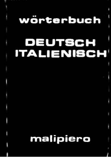 Tedesco italiano vocabolario - tedesco,