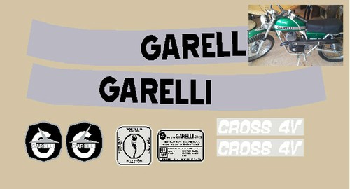 Garelli cross moto verde - garelli,