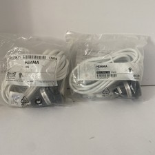Set 2 nuove lampade a sospensione IKEA Hemma E26 luce sospensione cavi bianchi 15,5' 75w