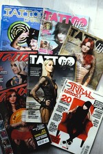 lotto 7 riviste tatuaggi