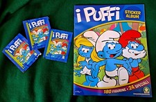 Album Vuoto Puffi 2012 + 3 bustine nuove con 15 figurine - Preziosi Collection