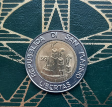 (£)     500 Lire 1991 -