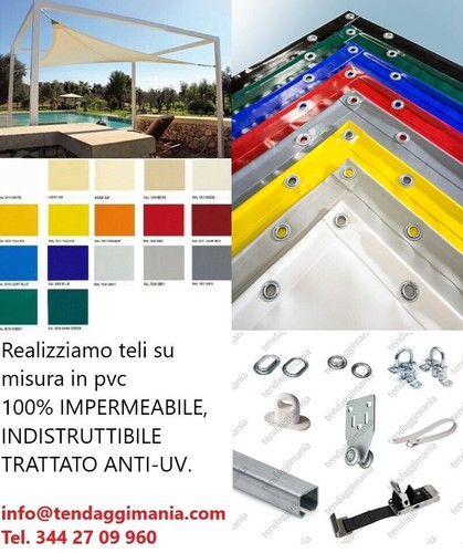 Telone occhiellato pvc 650 - telone,