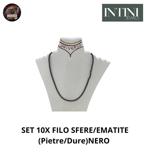 Set 10x filo sfere ematite - set, sfere/ematite