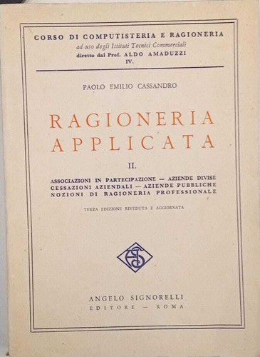 Ragioneria applicata - , ii)