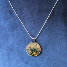 Collana da donna Goten-yama-hill at Shinagawa (Hokusai, Arte)