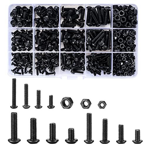 500 pezzi viti bulloni dadi - bulloni, e