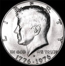 Mezzo dollaro Kennedy 1976 D -