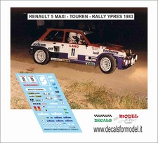 DECALS 1:43 RENAULT 5 MAXI