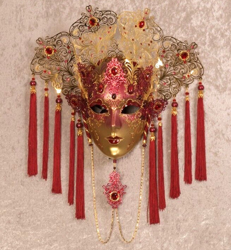 Maschera veneziana nefertiti - maschera,