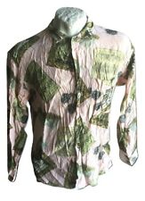 Camicia da uomo Estiva Carrera Maglia Manica Lunga Leggera Casual Barocco Size L