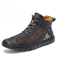 Scarpe uomo pelle cucite a