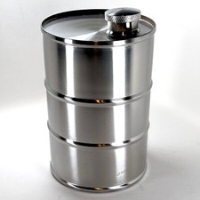 750ml Benzina Tamburo Barile Hip Flask Acciaio Inox Portatile Regalo