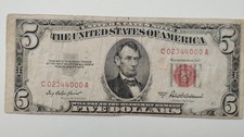 BANCONOTA U.S.A. 5 DOLLARI
