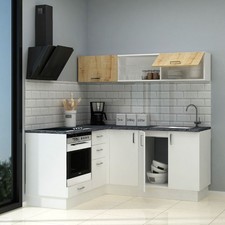 Cucina angolare Cassino bianca