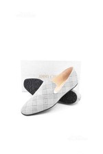 Ballerine Donna Jimmy Choo London Argentate N 40.5 Con Scatola