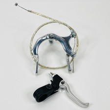 Freno a mano BMX vintage 2002 ARTEK cromato con cavo rivestito glitterato maniglia APSE